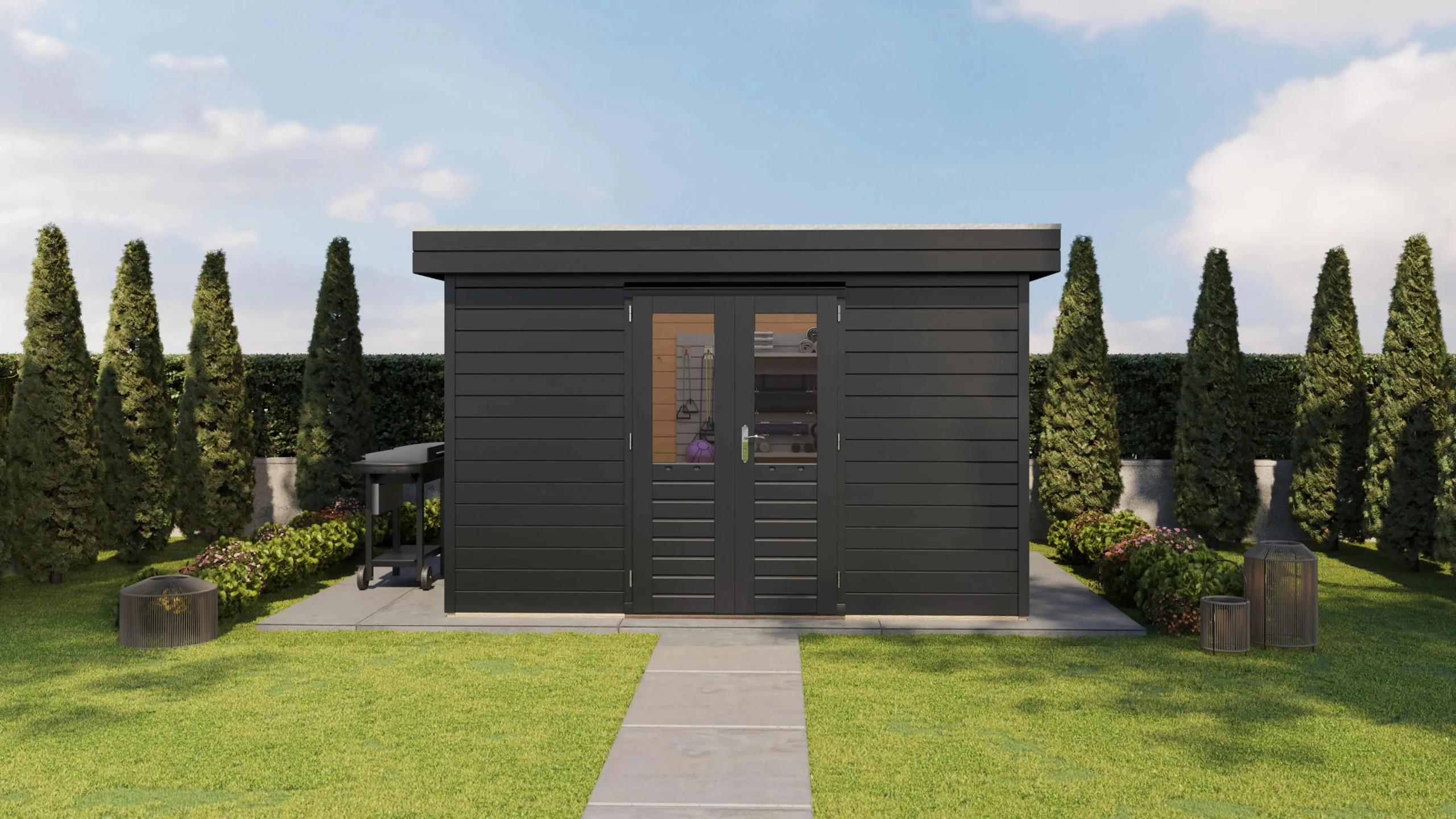 Holzario Select Prima tuinhuis Karlsruhe 360x300cm