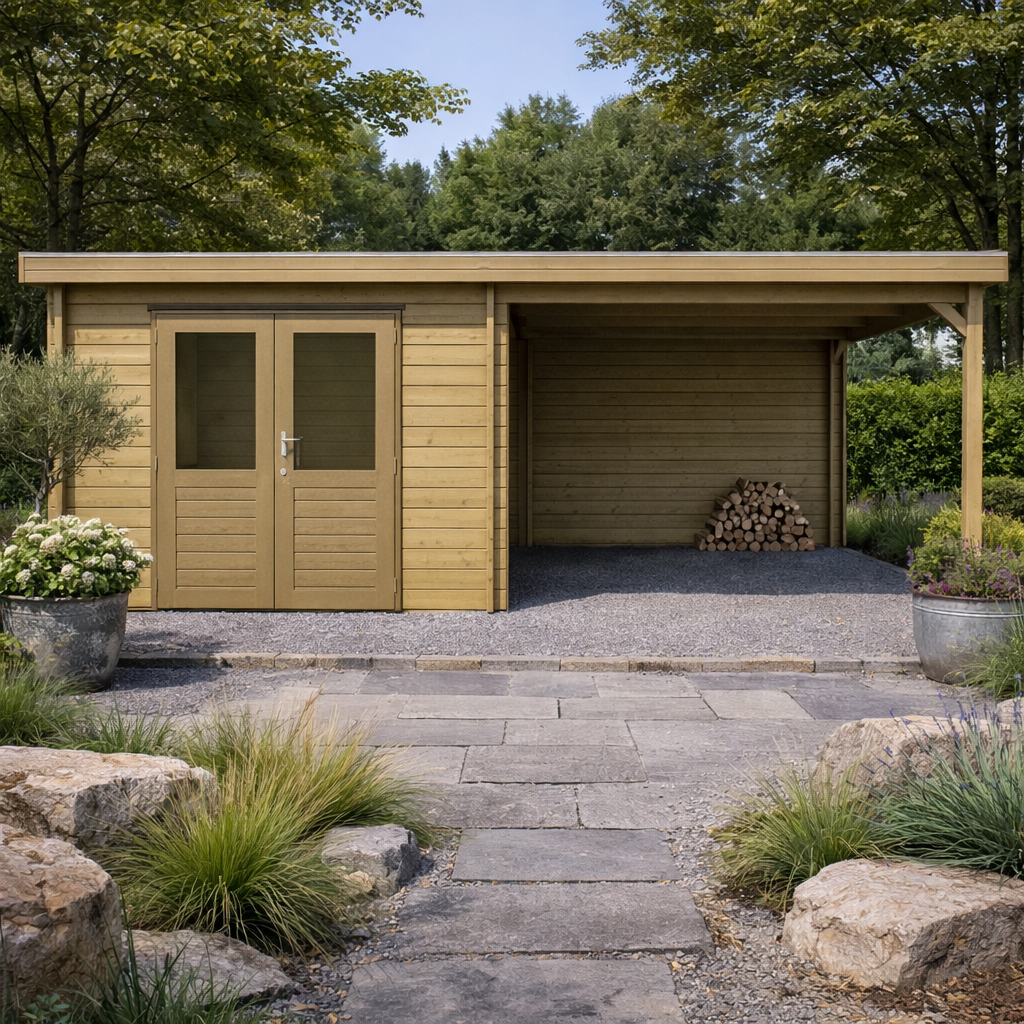 Basicline Lavendel 400x300cm + 300cm