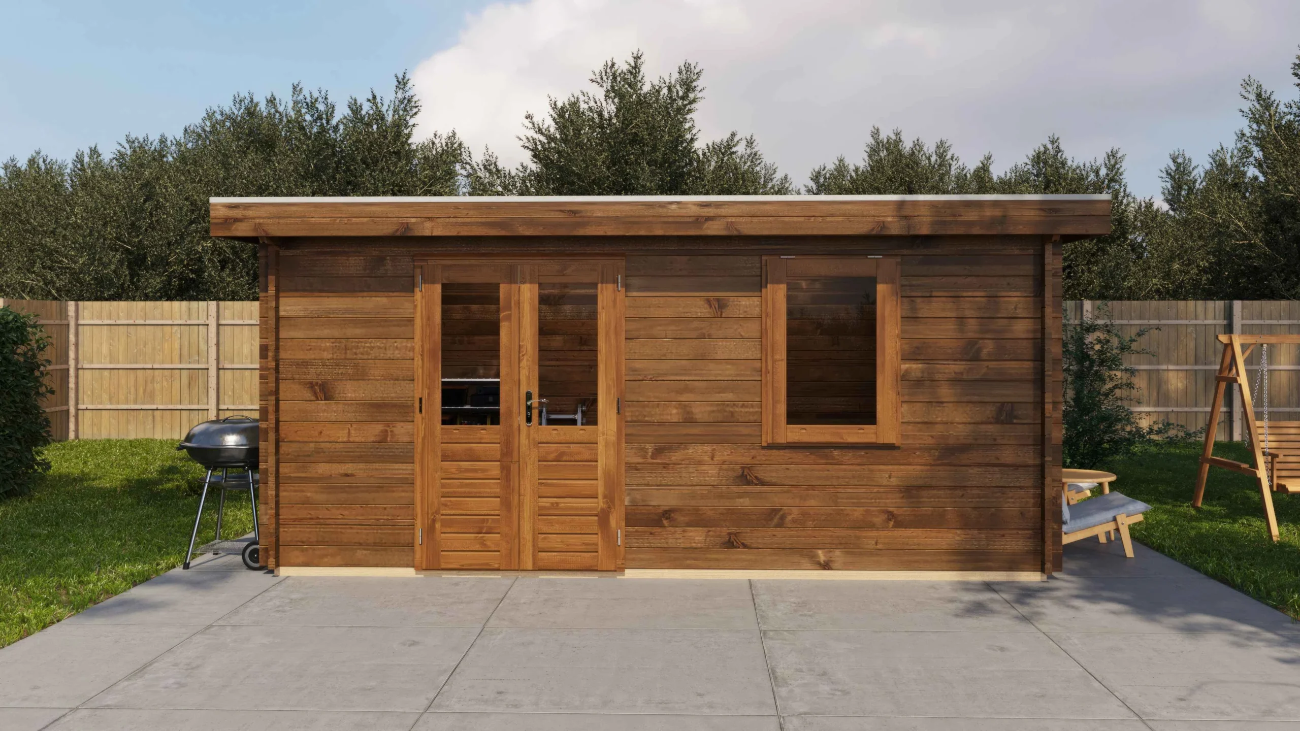 Holzario Select blokhut Delmenhorst 500x300cm