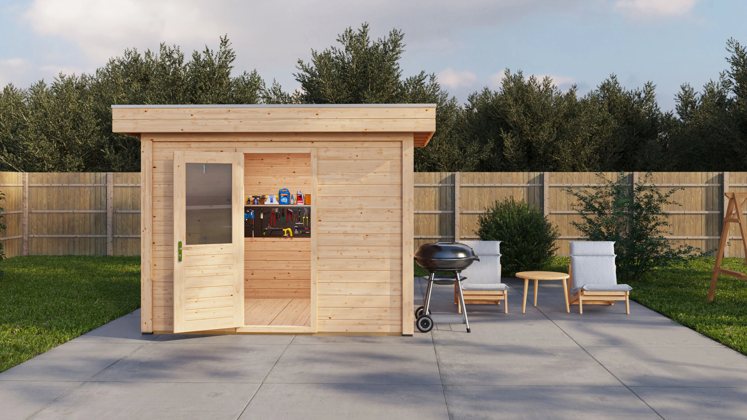 Holzario Select Modern tuinhuis Hannover 300x250cm