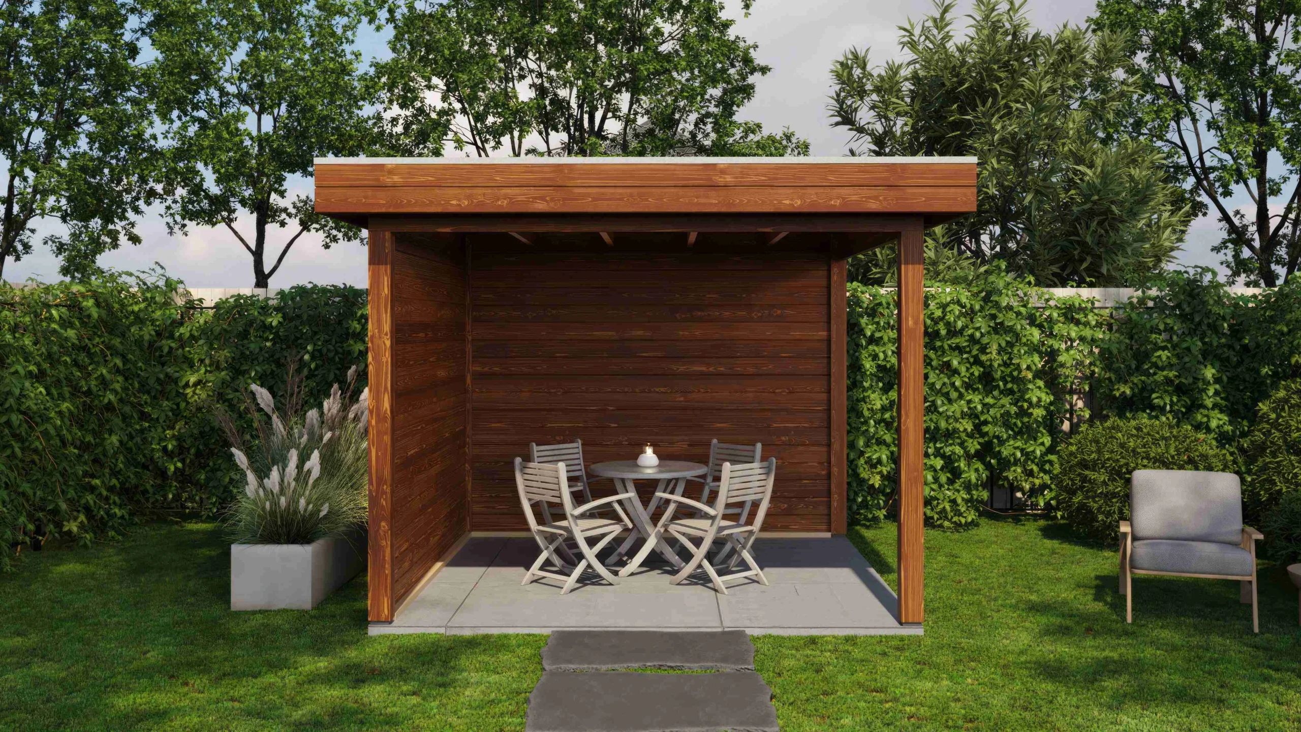 Holzario Select Veranda Pfaffenhofen 300x300cm - 28mm