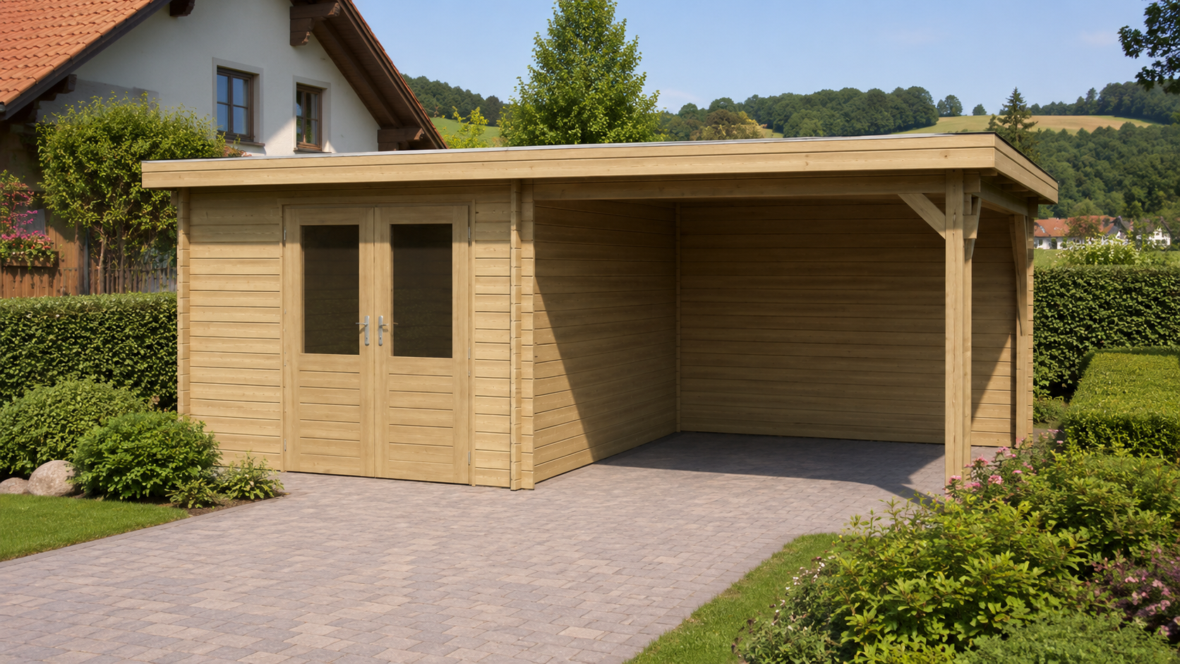 Basicline Dahlie 250x250cm + 250cm