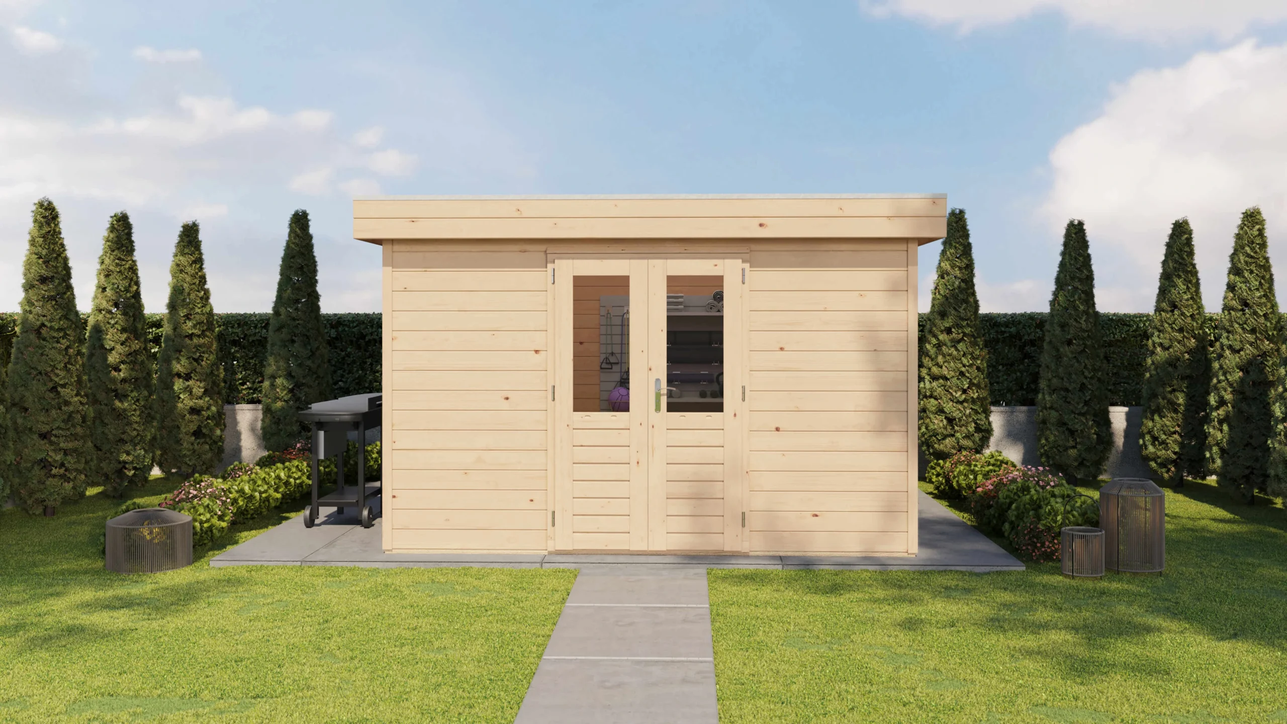 Holzario Select Prima tuinhuis Kassel 360x360cm