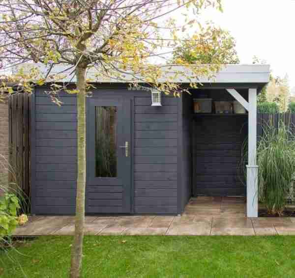 Holzario tuinhuis Lena 44mm 360x180 GS44