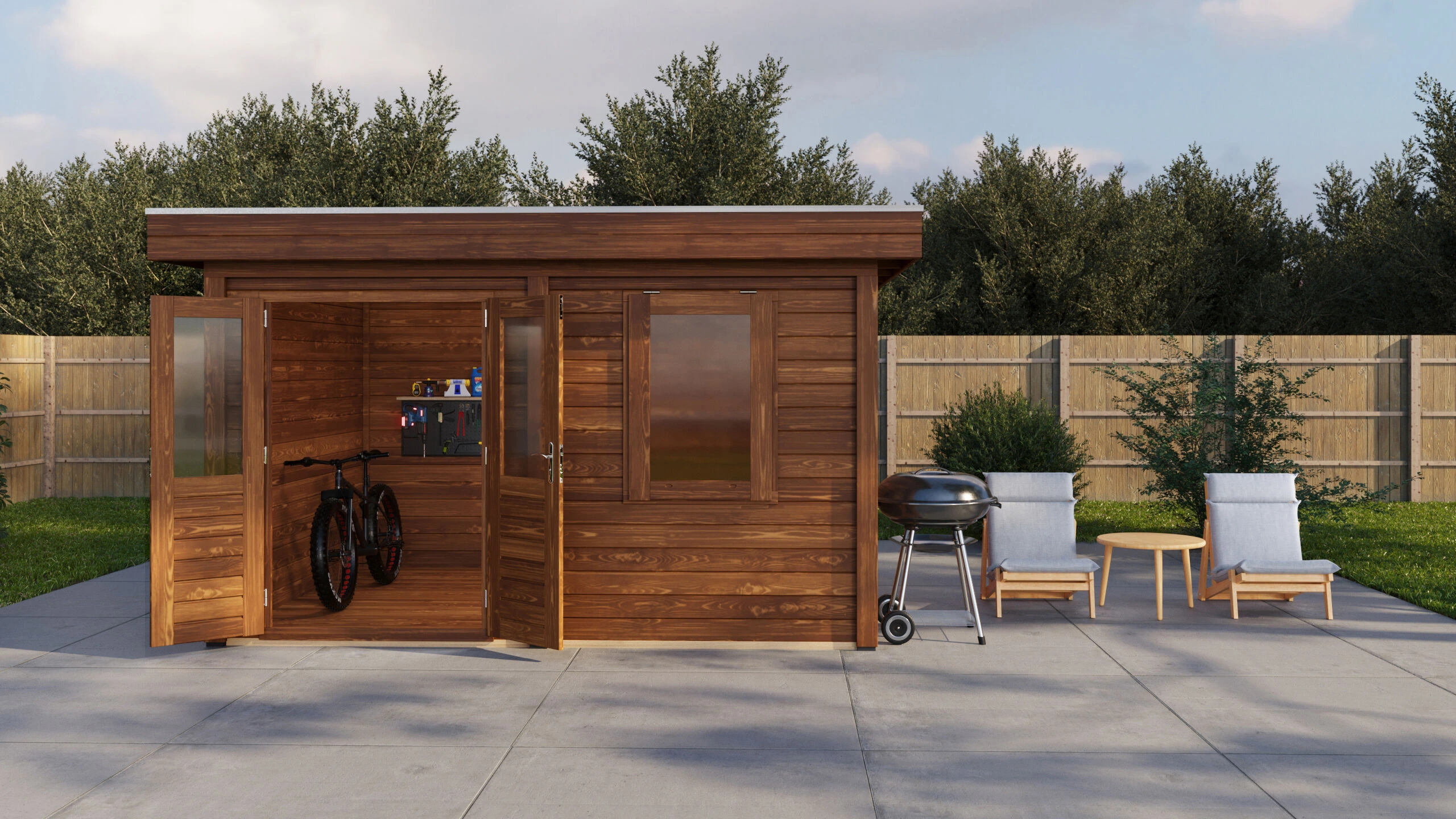 Holzario Select Modern tuinhuis Postdam 388x300cm