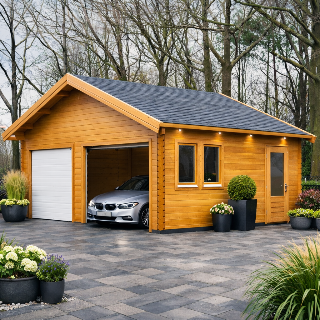 Holzario Holzgarage G7 500x650
