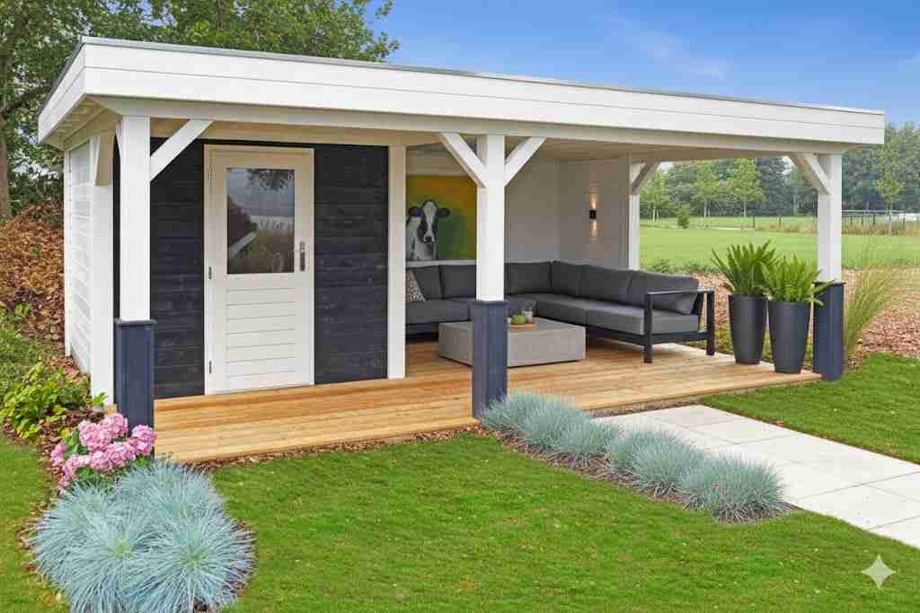 Holzario tuinhuis PS8 586x386