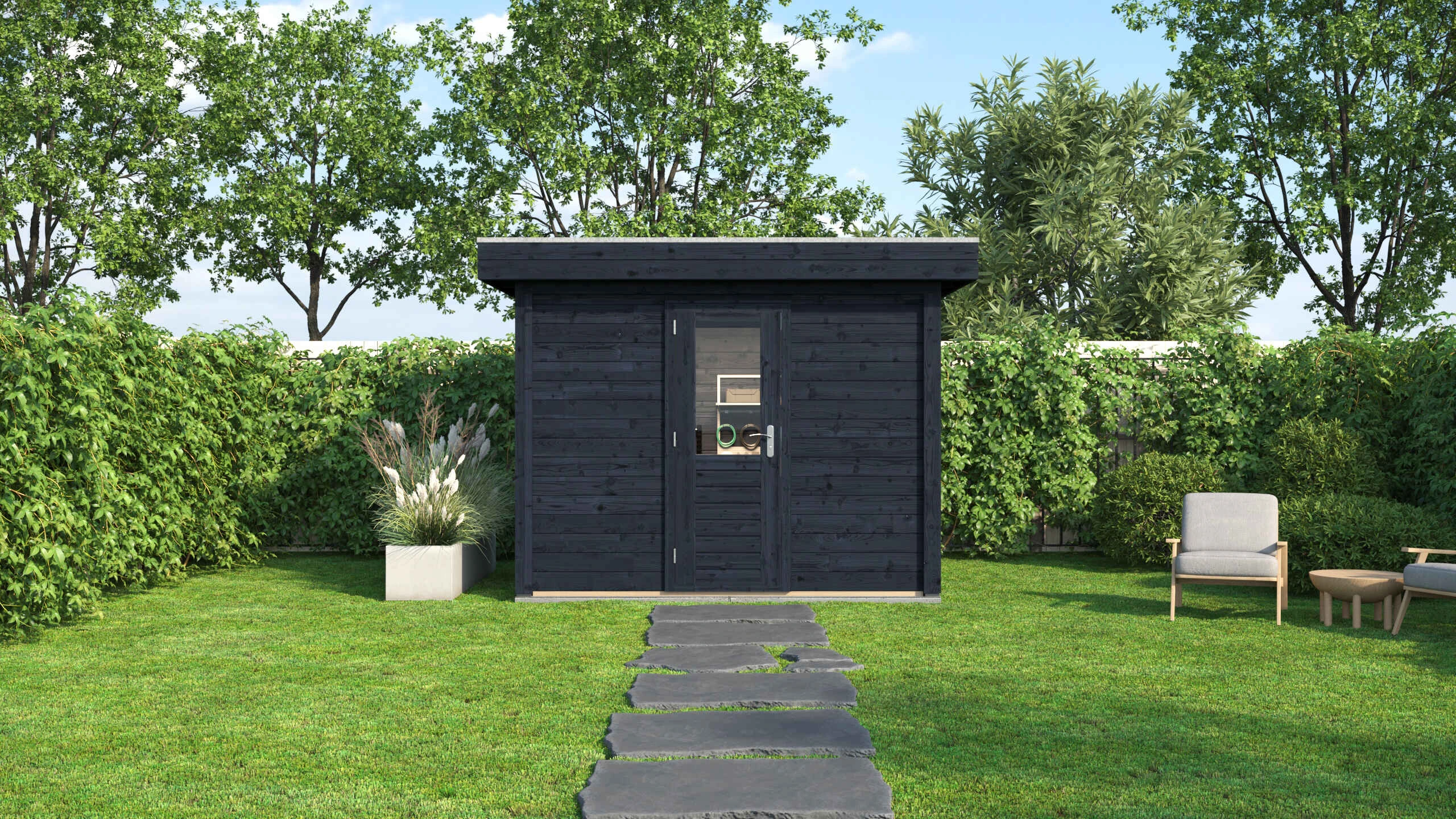 Holzario Select Modern tuinhuis Dresden 300x200cm