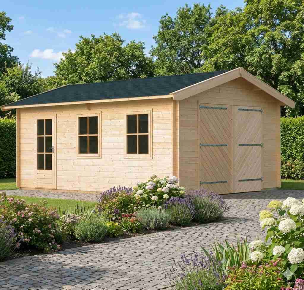 Holzario Holz Garage G1 300x500