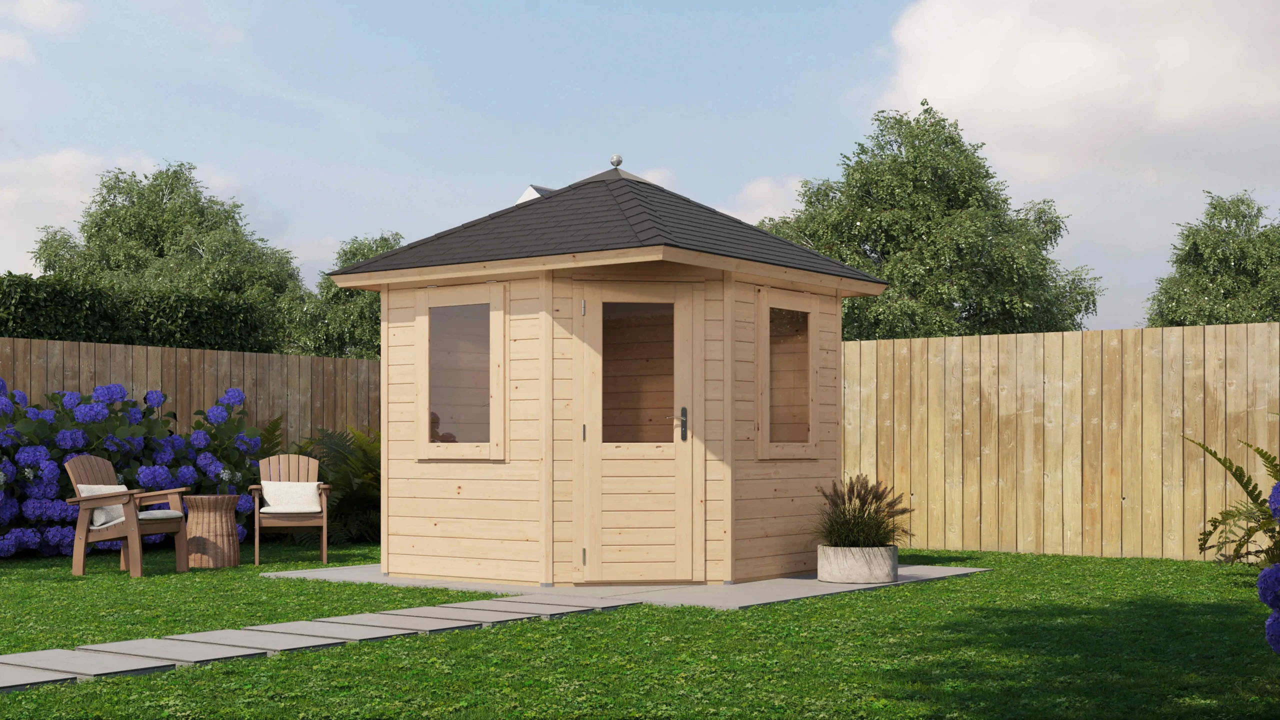 Holzario Select Prima tuinhuis Wuppertal 240x240cm