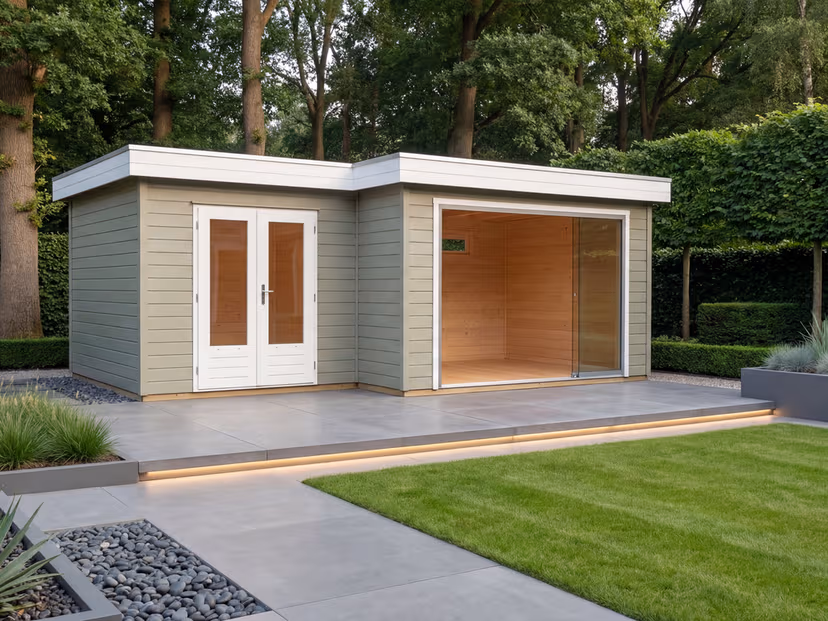 Holzario tuinhuis Zurich 500x400 PR32
